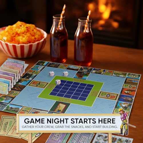 Build-iT Step by Step Board Game, House Construction Strategy Game