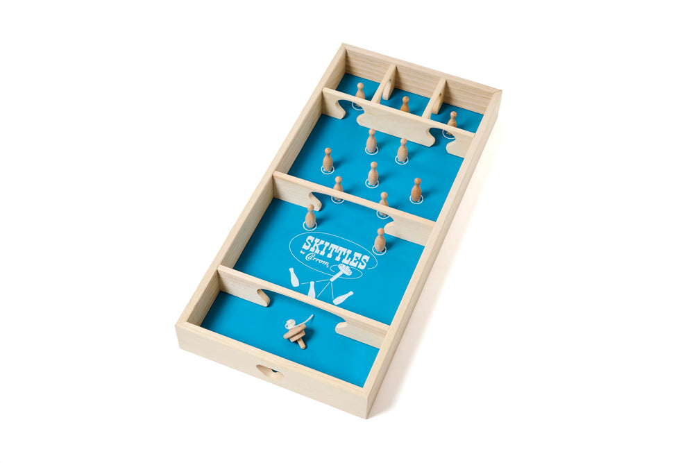 Wooden Skittles Family Board Game