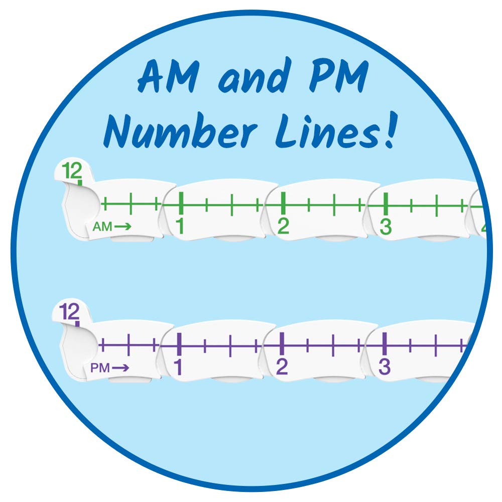 Advanced Number Line & Telling Time Math Activity