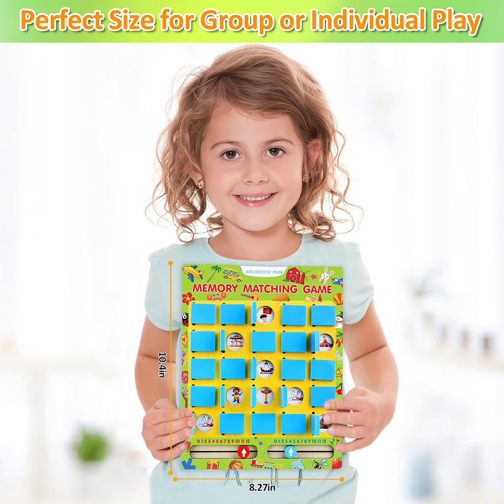 Wooden Matching Memory Game for Kids