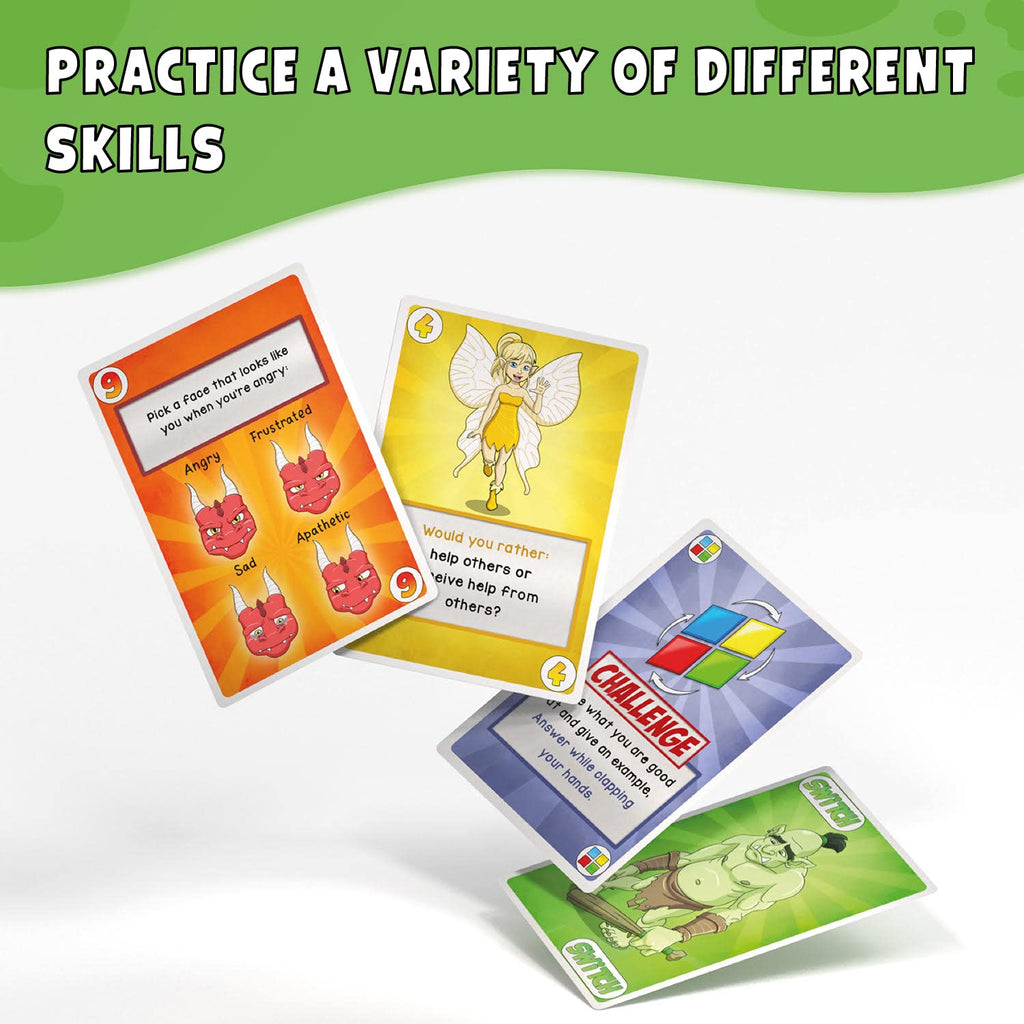 Social Skills & Emotions Therapy Card Game for Kids