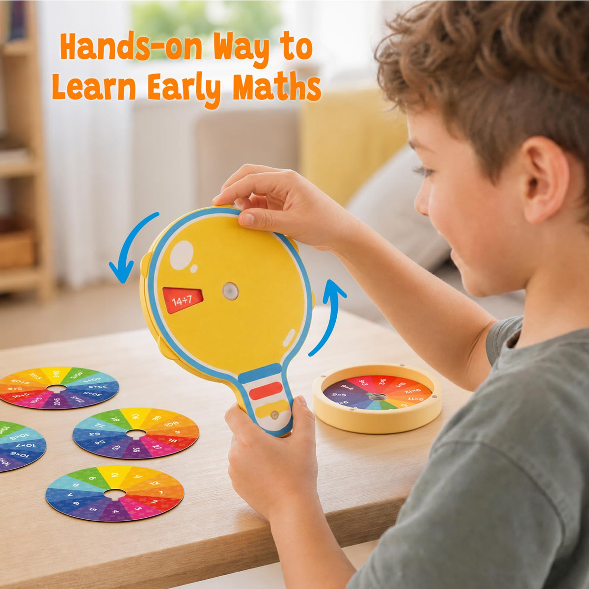 Multiplication & Division Math Game with 25 Self-Checking Flash Cards
