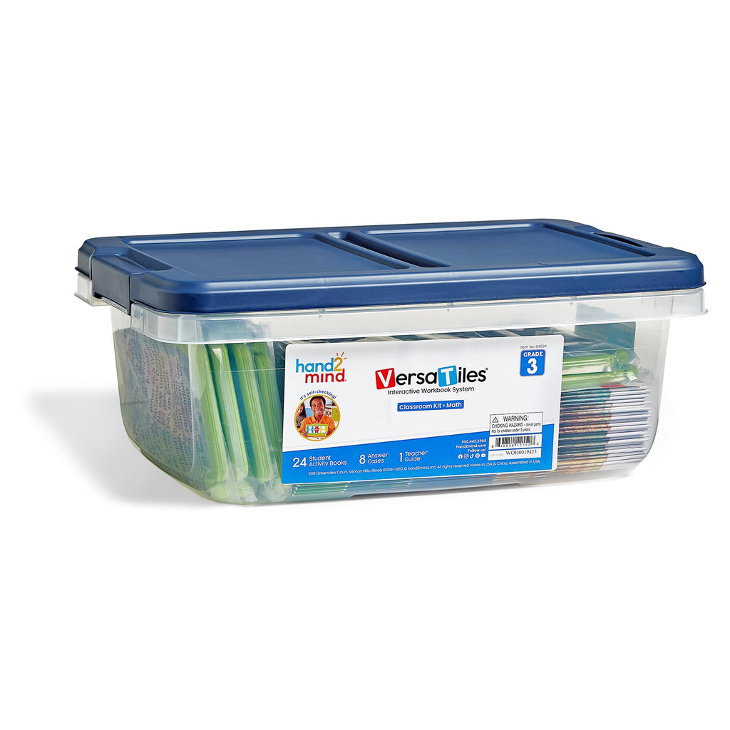 hand2mind VersaTiles Math Classroom Set, Grade 3