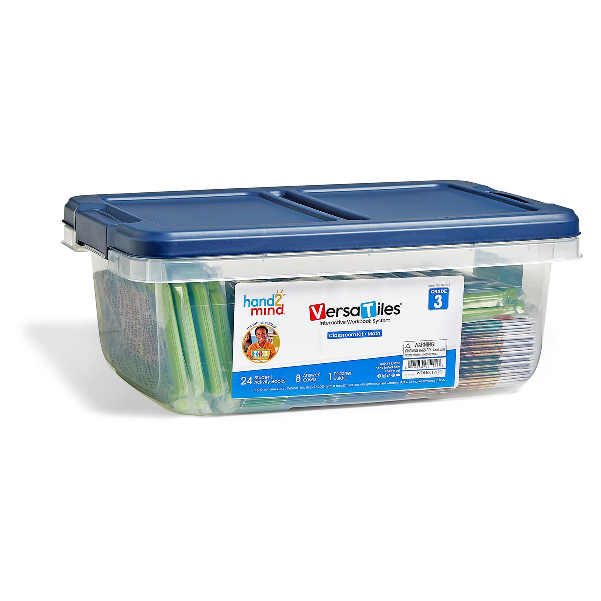 hand2mind VersaTiles Math Classroom Set, Grade 3