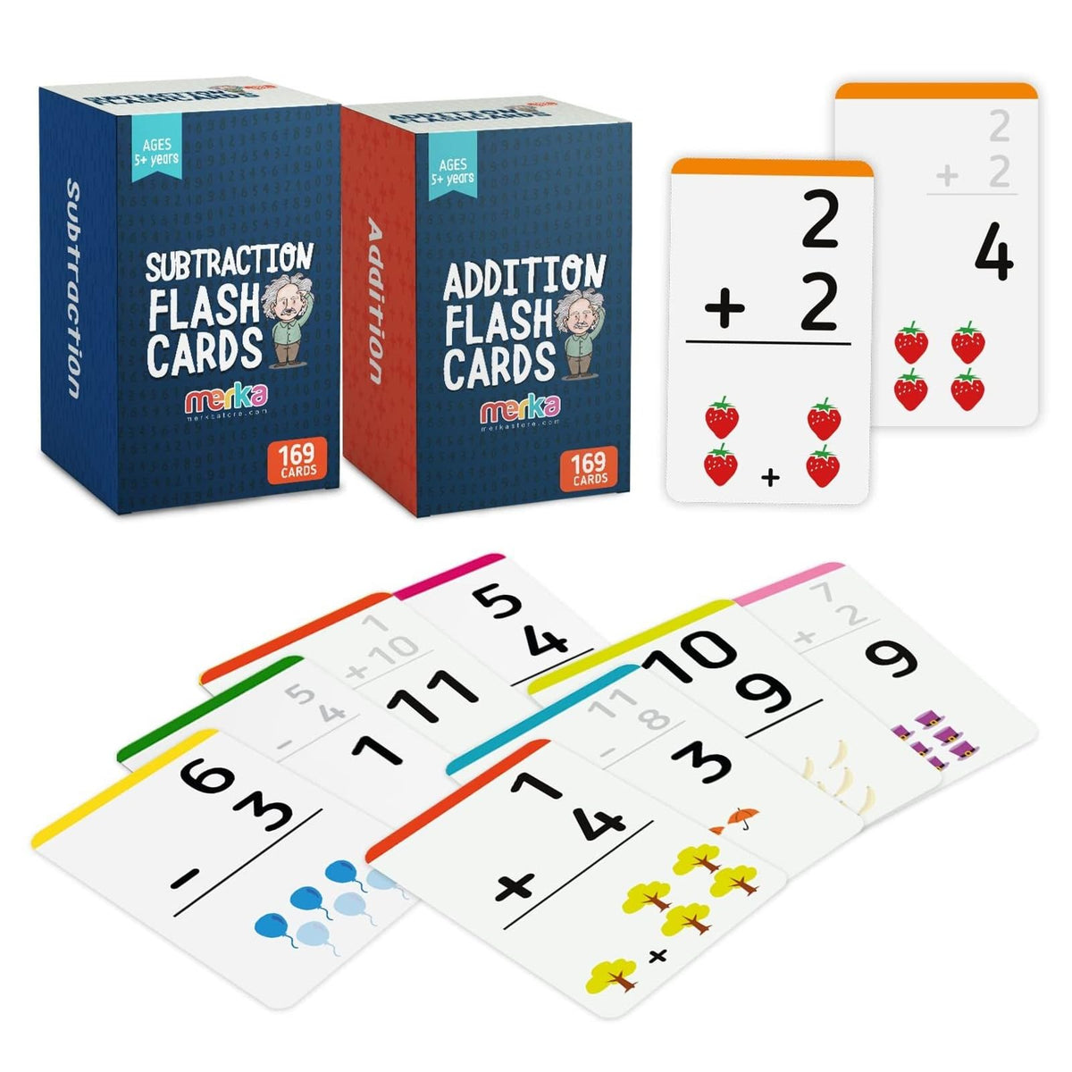 Math Flash Cards for Preschool & Elementary Learning