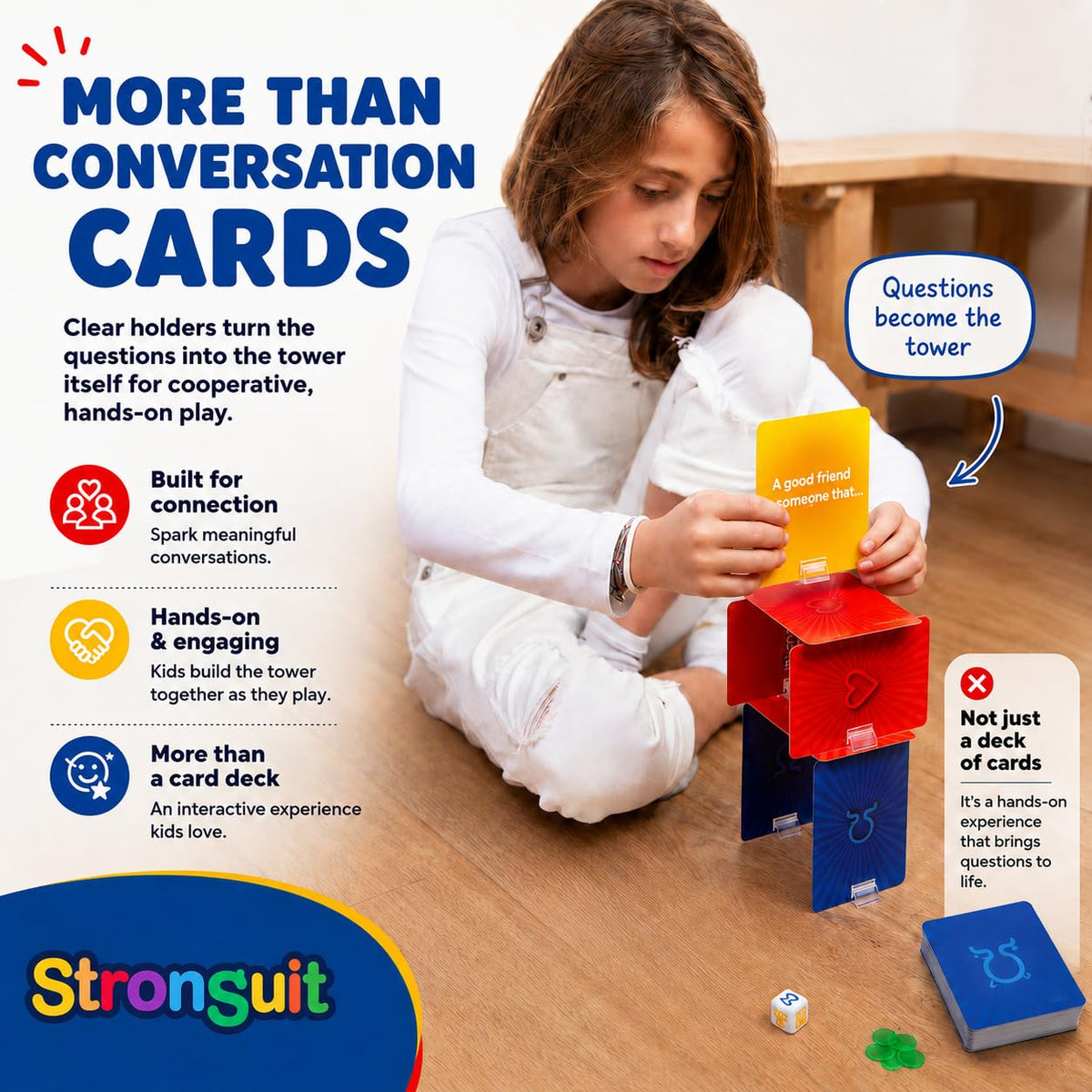 StrongSuit Tower of Self-Esteem | Social Skills Therapy Game for Kids/Teens