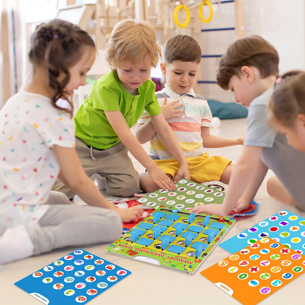 Wooden Matching Memory Game for Kids