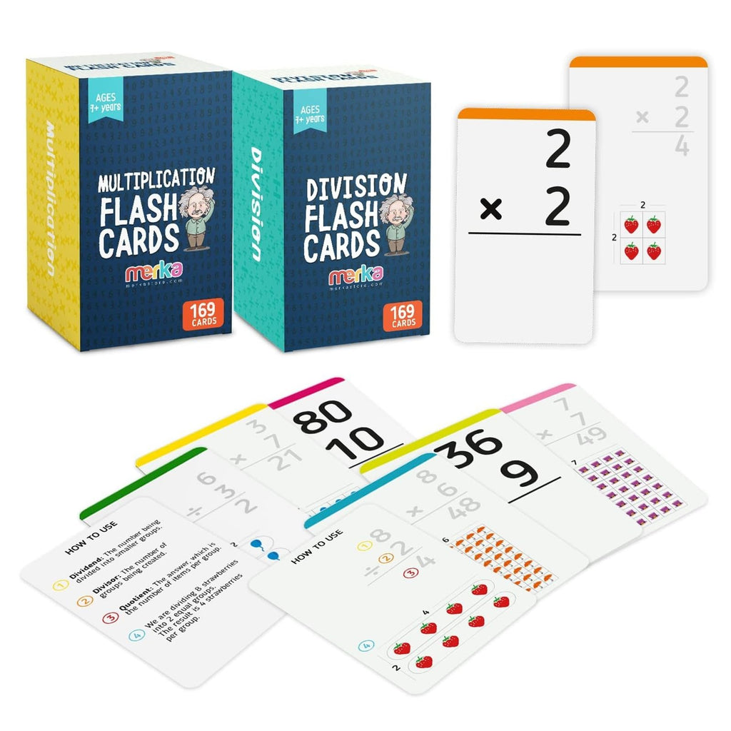 Math Flash Cards for Preschool & Elementary Learning