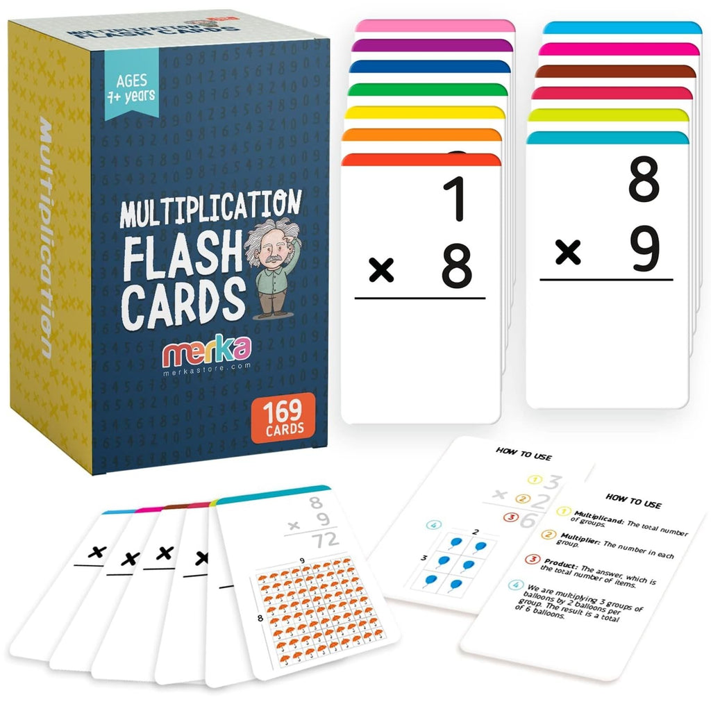 Math Flash Cards for Preschool & Elementary Learning