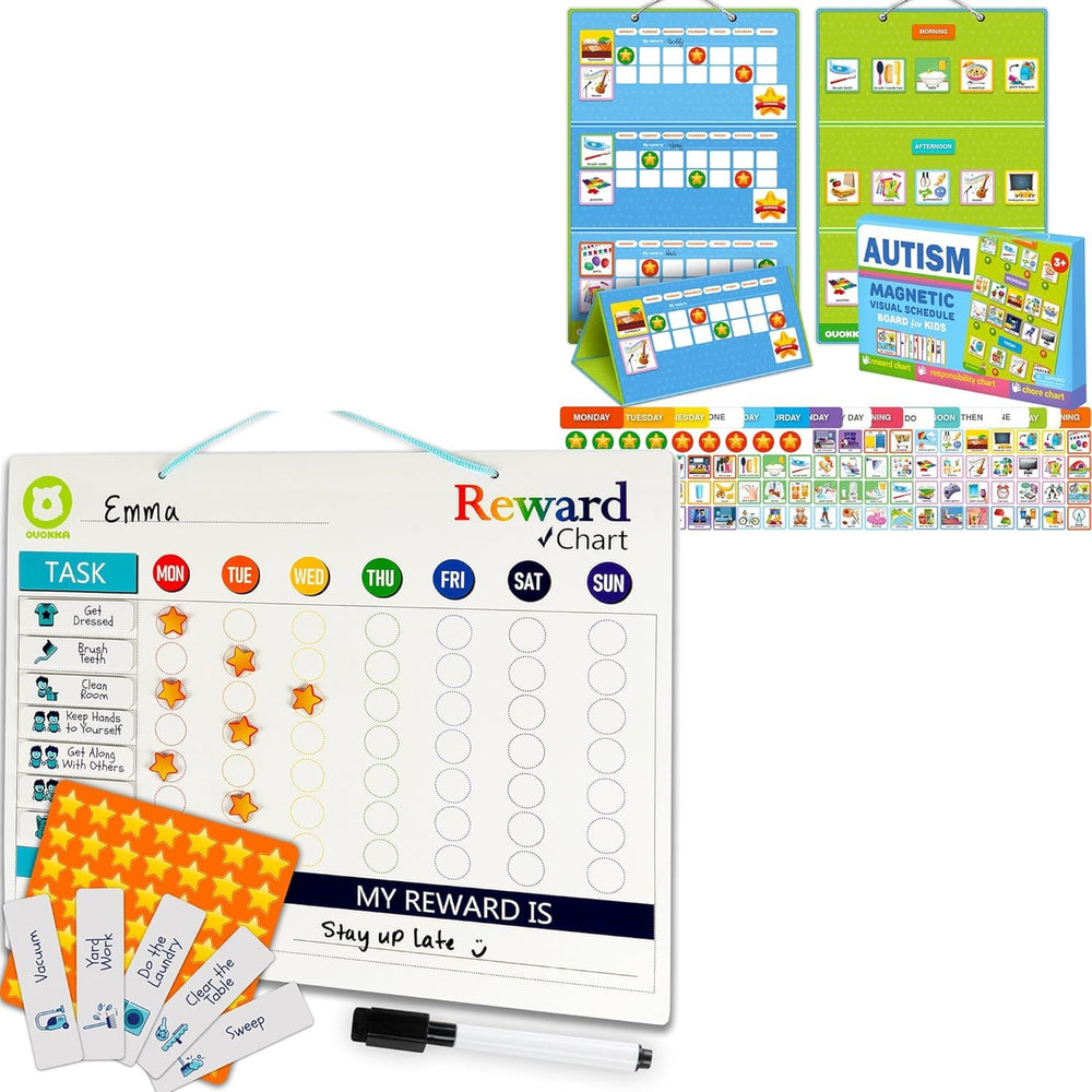QUOKKA Set of Educational Charts for Kids