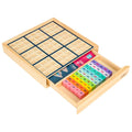 Colorful Wooden Sudoku Logic Puzzle Board Game