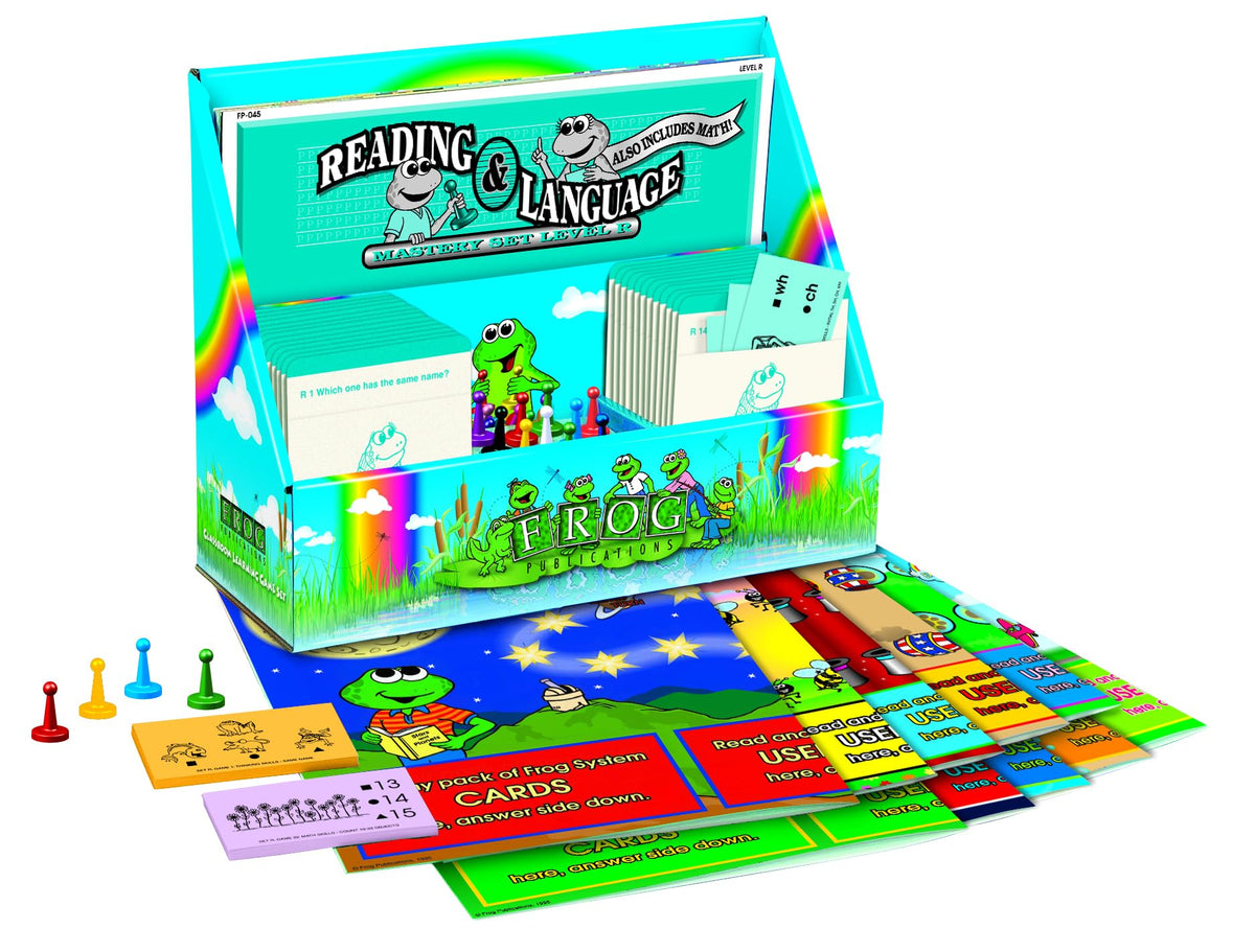 A Frog Publication PreK-K Reading & Language Learning Game Set - Level R