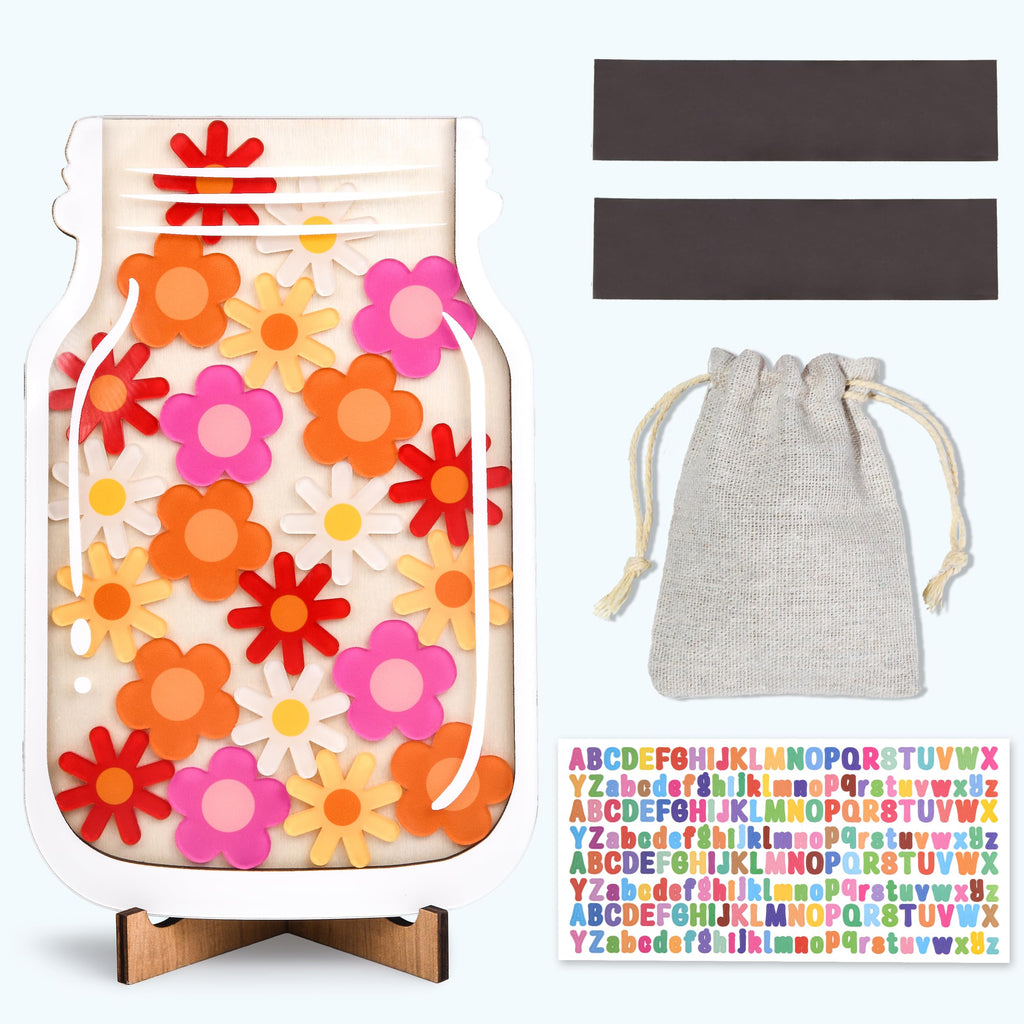 2-Piece Magnetic Star Reward Jar with Tokens