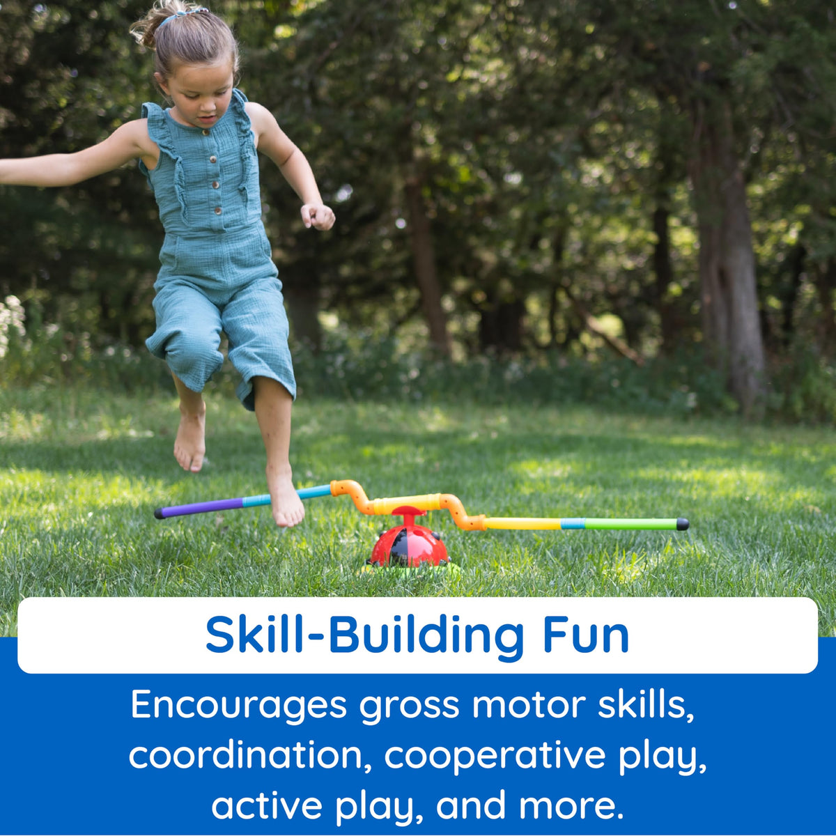 2-in-1 Musical Jump & Toss Activity Game
