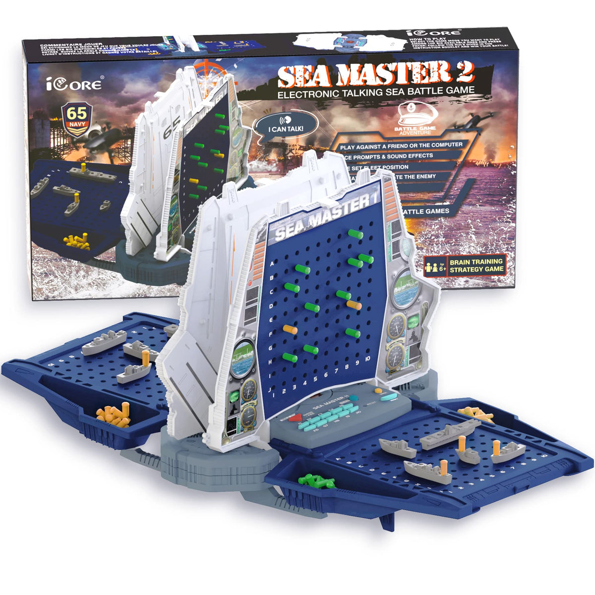 iCore Electronic Battle Game Ship, Interactive Toy for Kids and Adults
