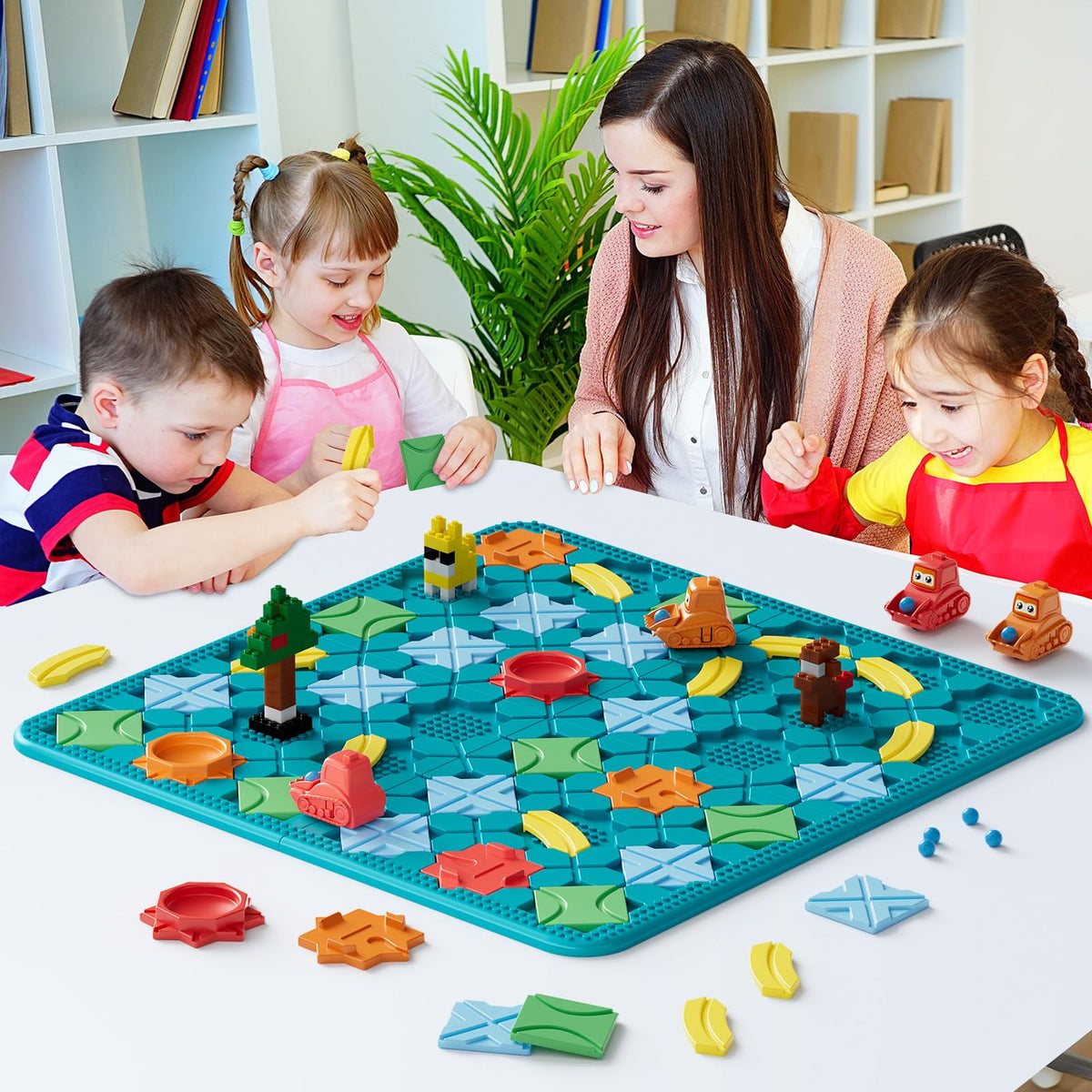 Brain Stem Activity Logic Kits Kids Board Games Learning Toys