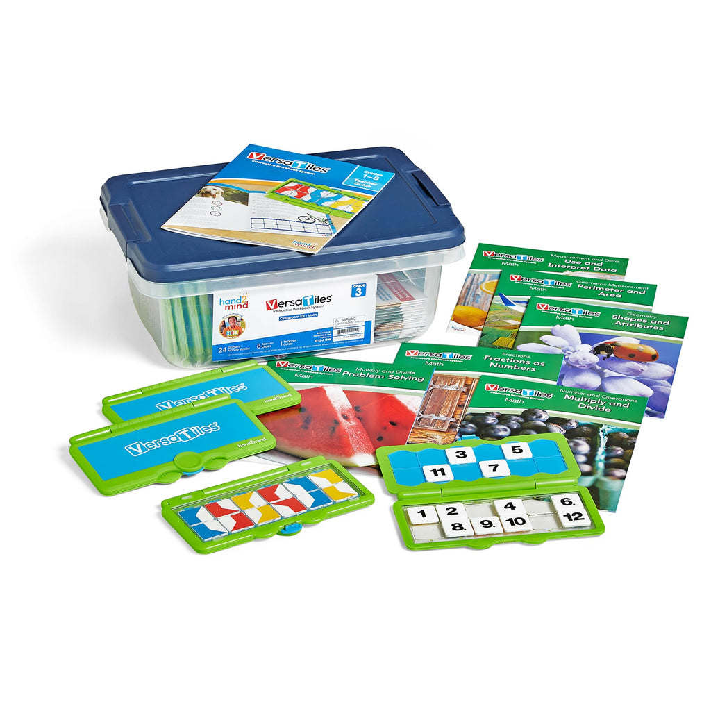 hand2mind VersaTiles Math Classroom Set, Grade 3