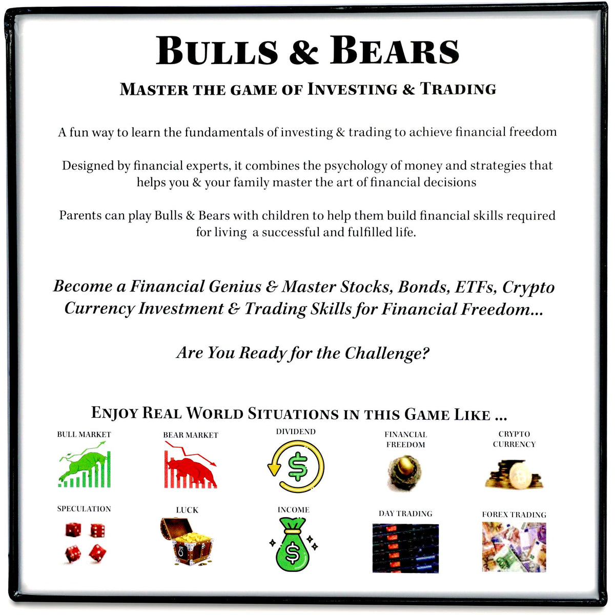 Stock Market & Finance Strategy Board Game