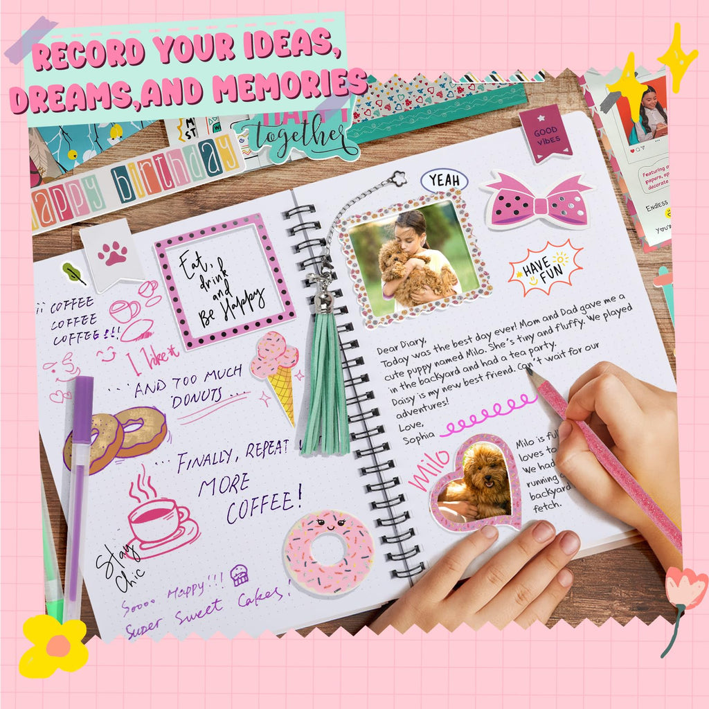 DIY Journal & Wooden Magnet Painting Craft Kit