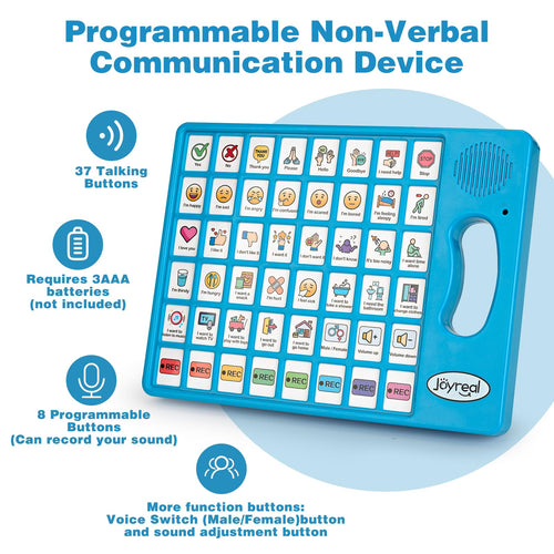 AAC Communication Device with 6 Programmable Buttons