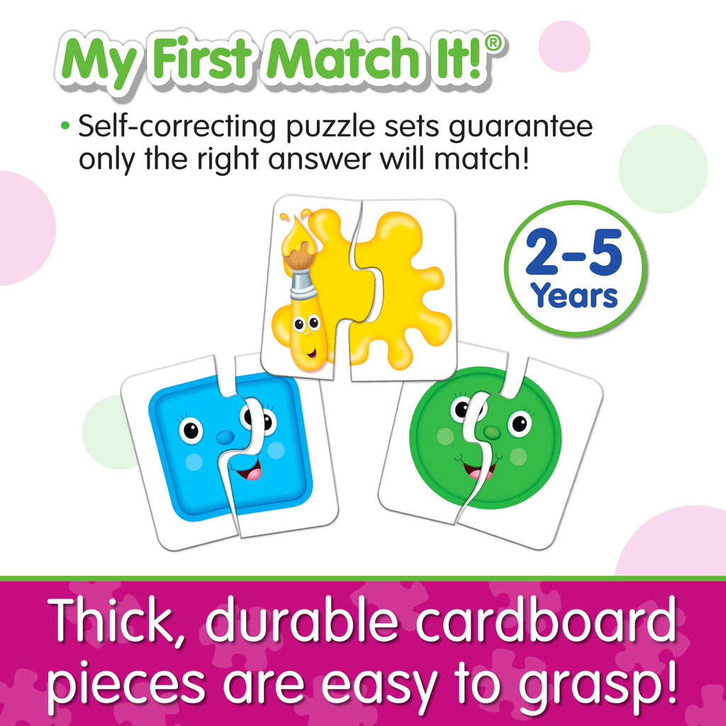 Animal Memory Matching Puzzles – 15 Self-Correcting Pairs