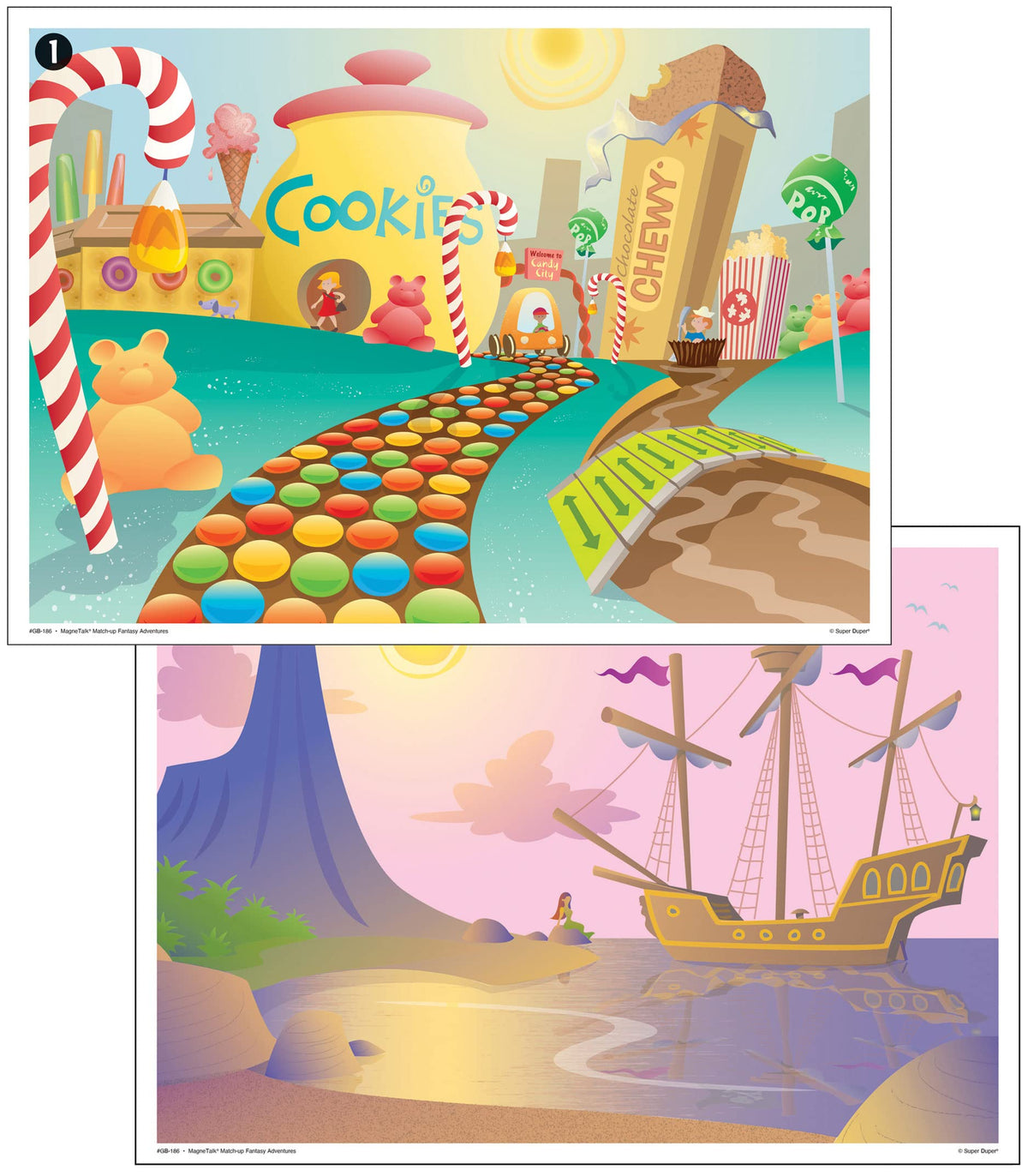 Magnetic Fantasy Adventure Story Matching Game