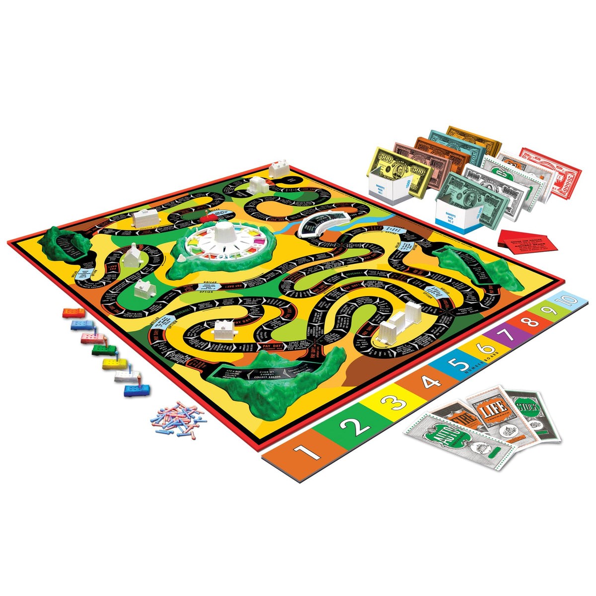 Classic Life Simulation Board Game for 3–4 Players