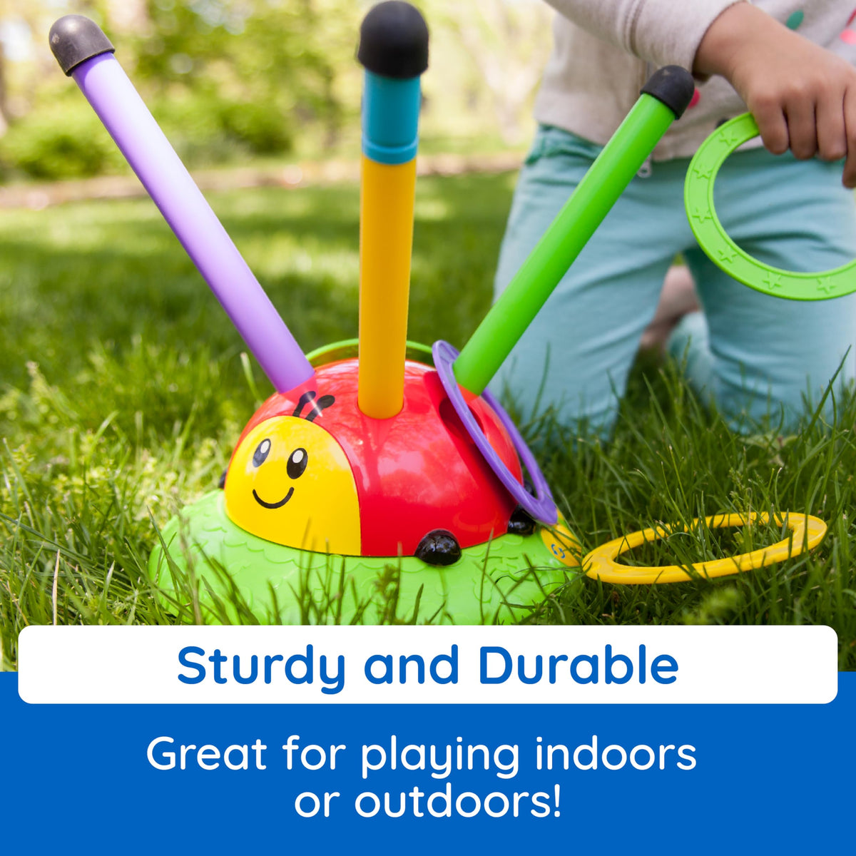2-in-1 Musical Jump & Toss Activity Game